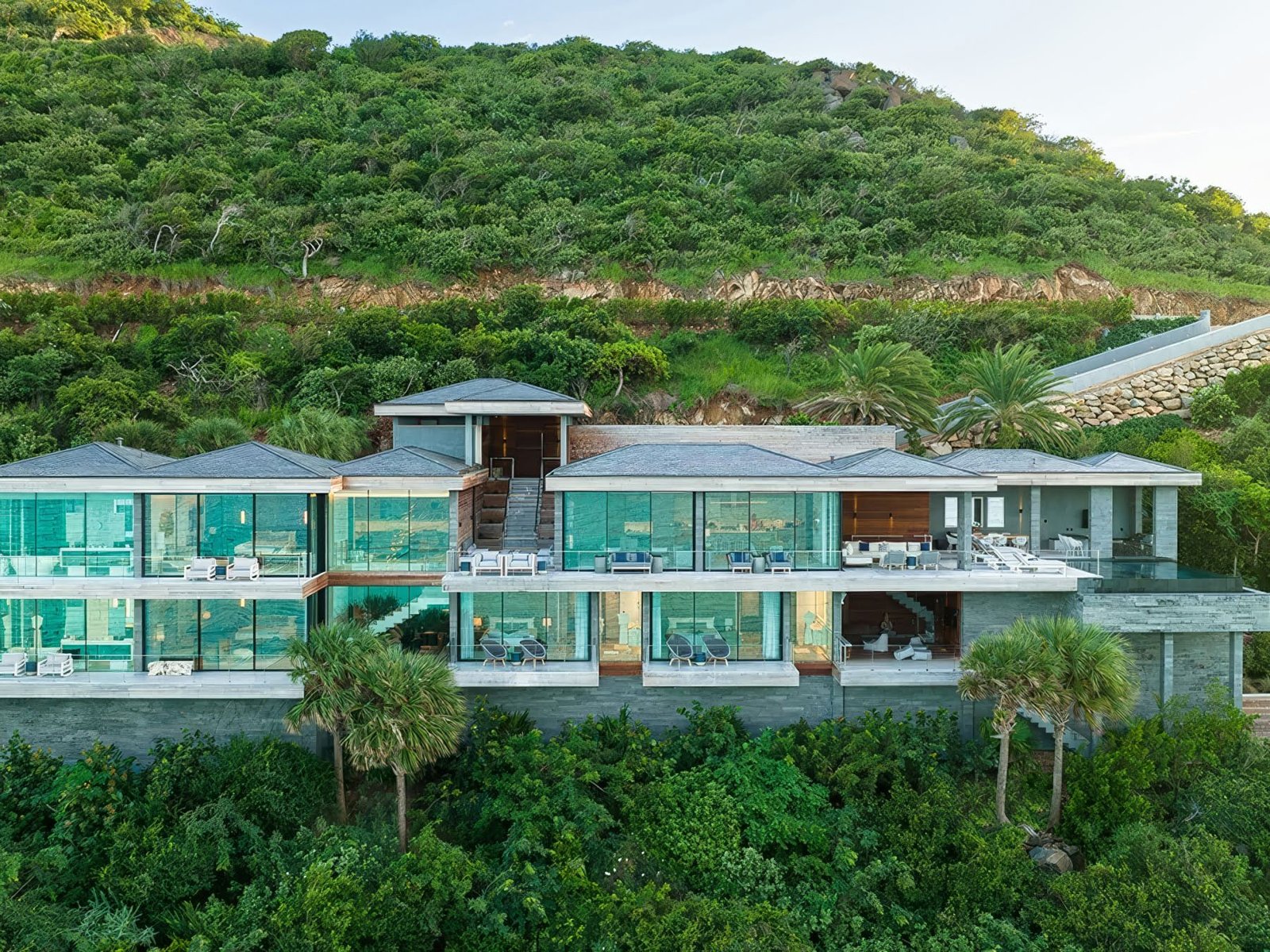 Oil Nut Bay, Virgin Gorda — Euro-Wall installation