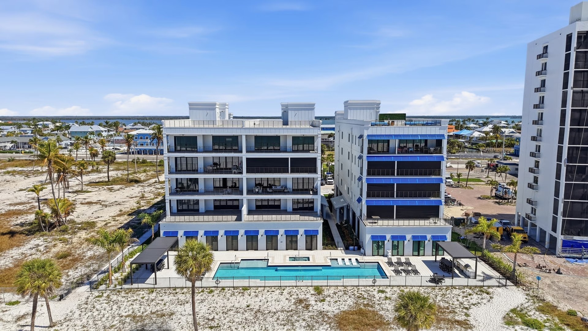 Gulfside Twelve multifamily impact glazing aerial