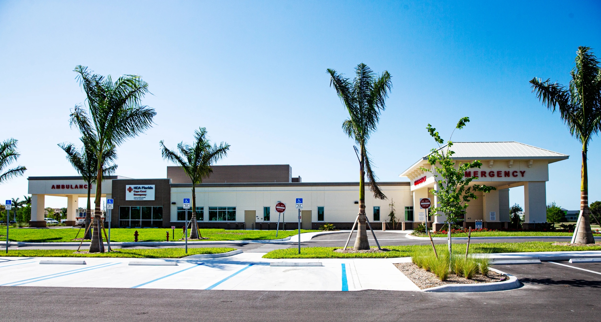 HCA Florida Cape Coral Emergency — freestanding ER glazing package