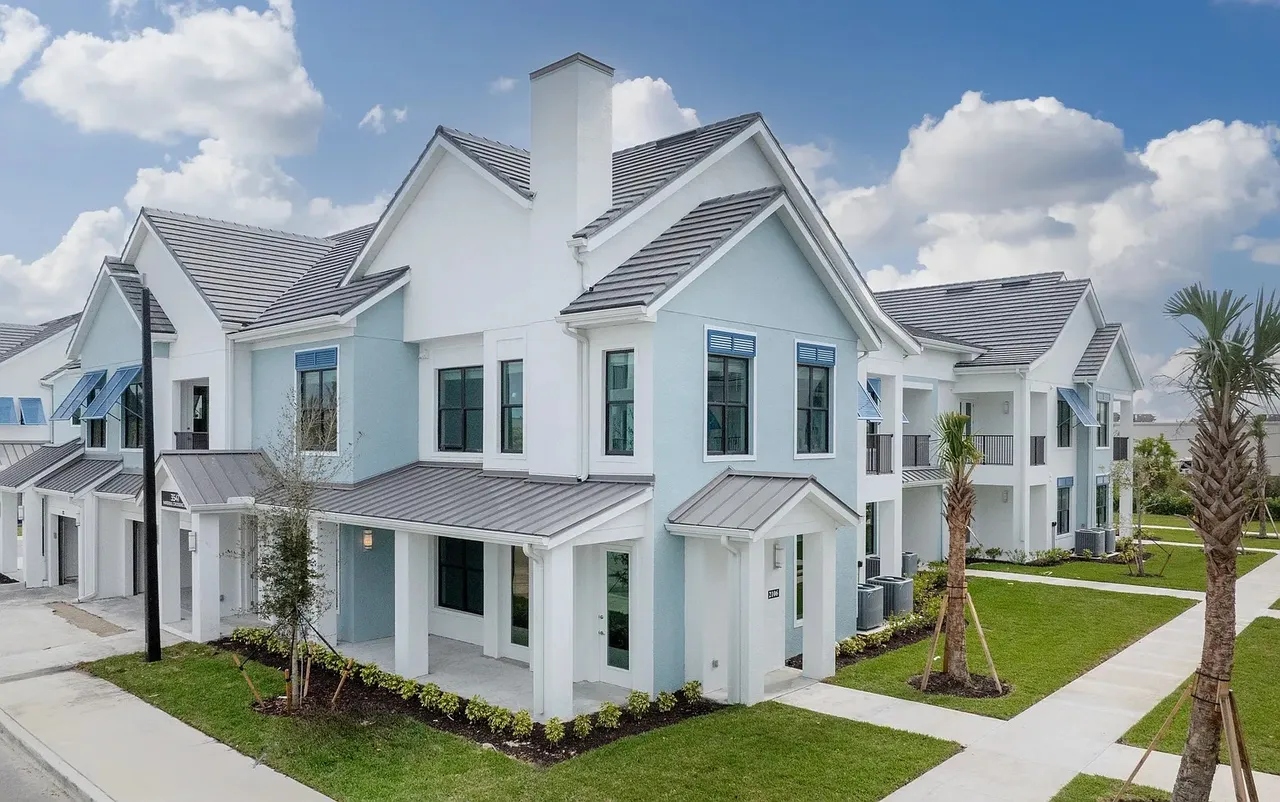 Imperial Crossings townhome street view