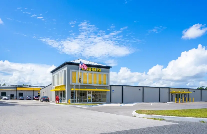 Storage King USA Winter Haven — wide view of full facility with office building and storage buildings
