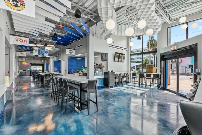 Wave Food Hall interior &mdash; ACG ESWindows installation