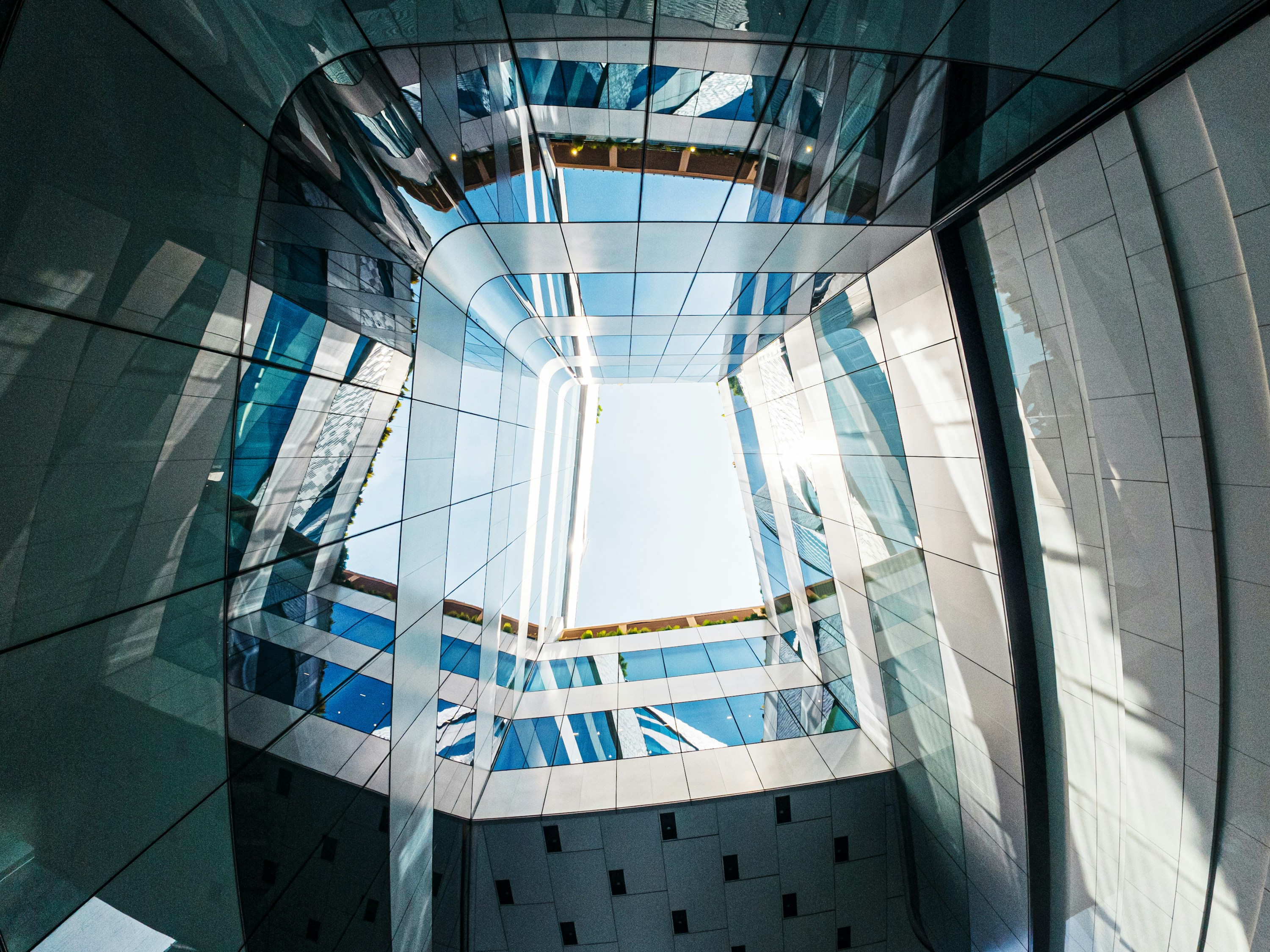 Architectural glass detail